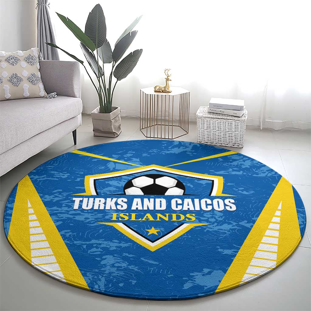 Turks and Caicos Islands Football Round Carpet Team TCI Go Champions