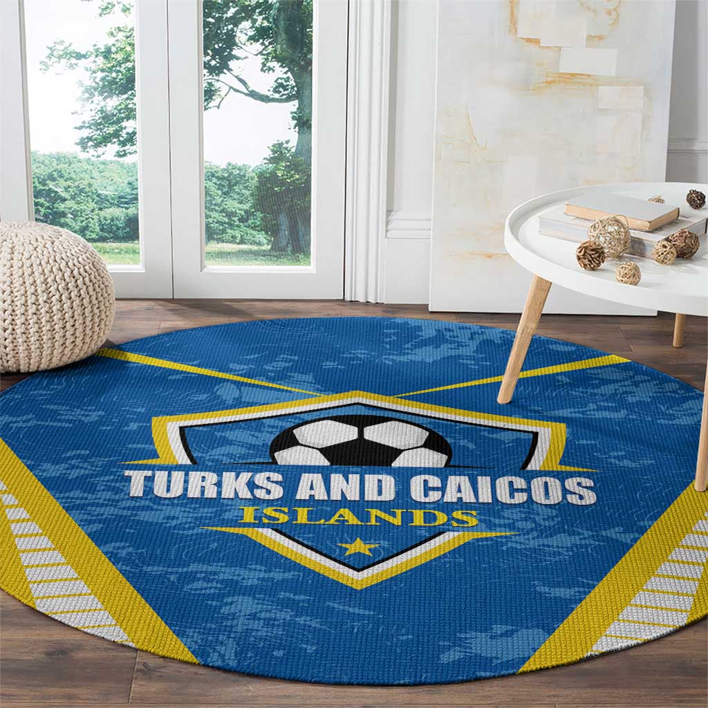 Turks and Caicos Islands Football Round Carpet Team TCI Go Champions