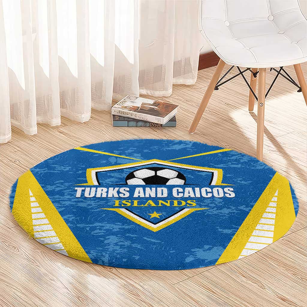 Turks and Caicos Islands Football Round Carpet Team TCI Go Champions