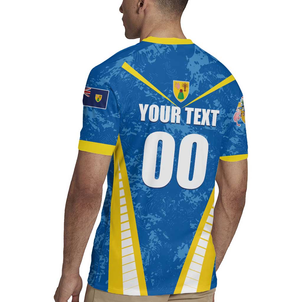 Custom Turks and Caicos Islands Football Rugby Jersey Team TCI Go Champions