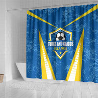 Turks and Caicos Islands Football Shower Curtain Team TCI Go Champions