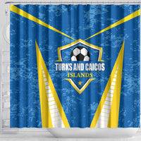 Turks and Caicos Islands Football Shower Curtain Team TCI Go Champions