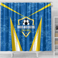 Turks and Caicos Islands Football Shower Curtain Team TCI Go Champions