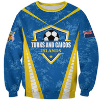 Custom Turks and Caicos Islands Football Sweatshirt Team TCI Go Champions