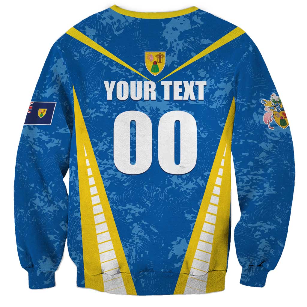 Custom Turks and Caicos Islands Football Sweatshirt Team TCI Go Champions