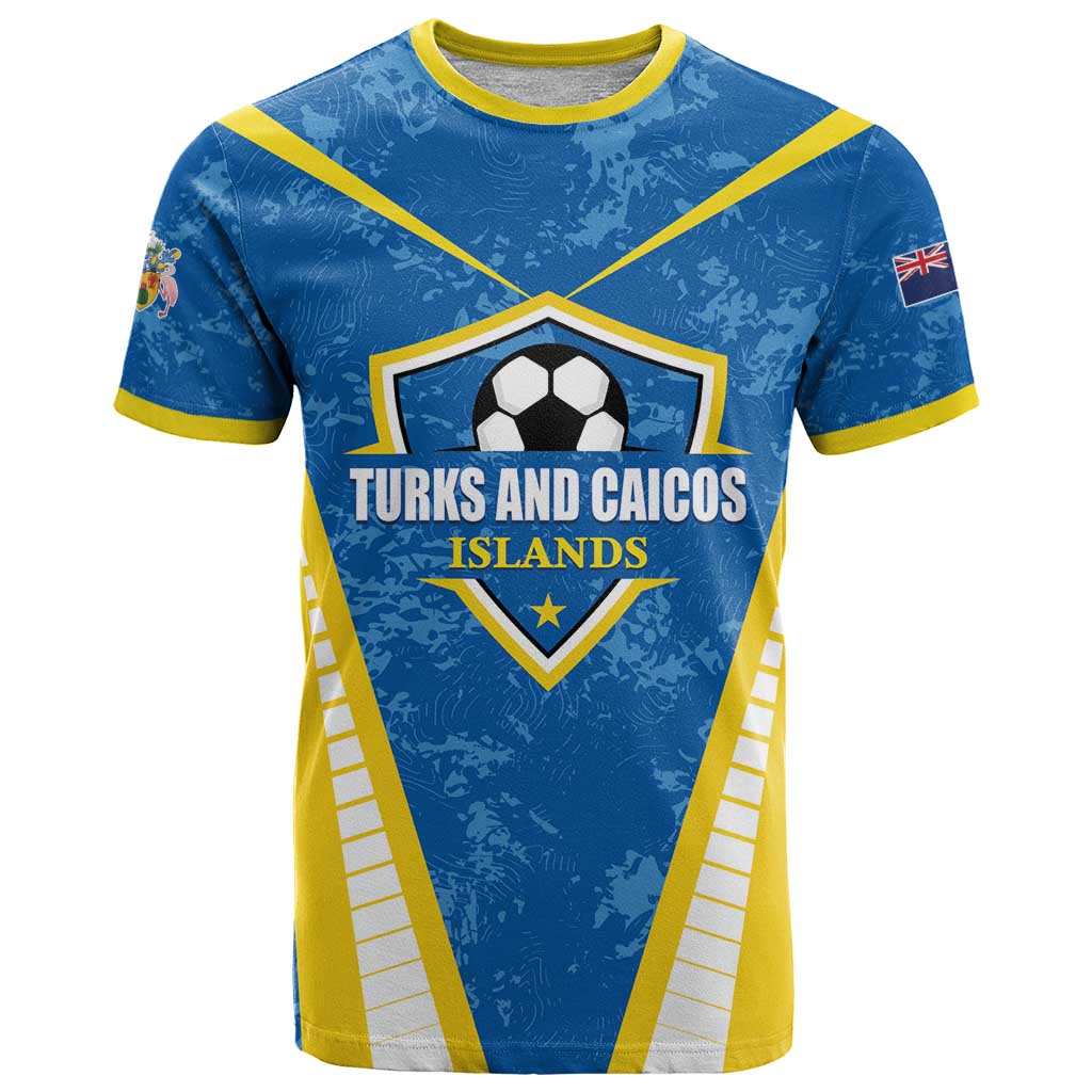 Custom Turks and Caicos Islands Football T Shirt Team TCI Go Champions