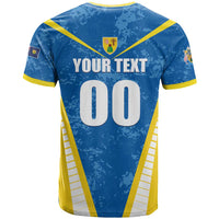 Custom Turks and Caicos Islands Football T Shirt Team TCI Go Champions