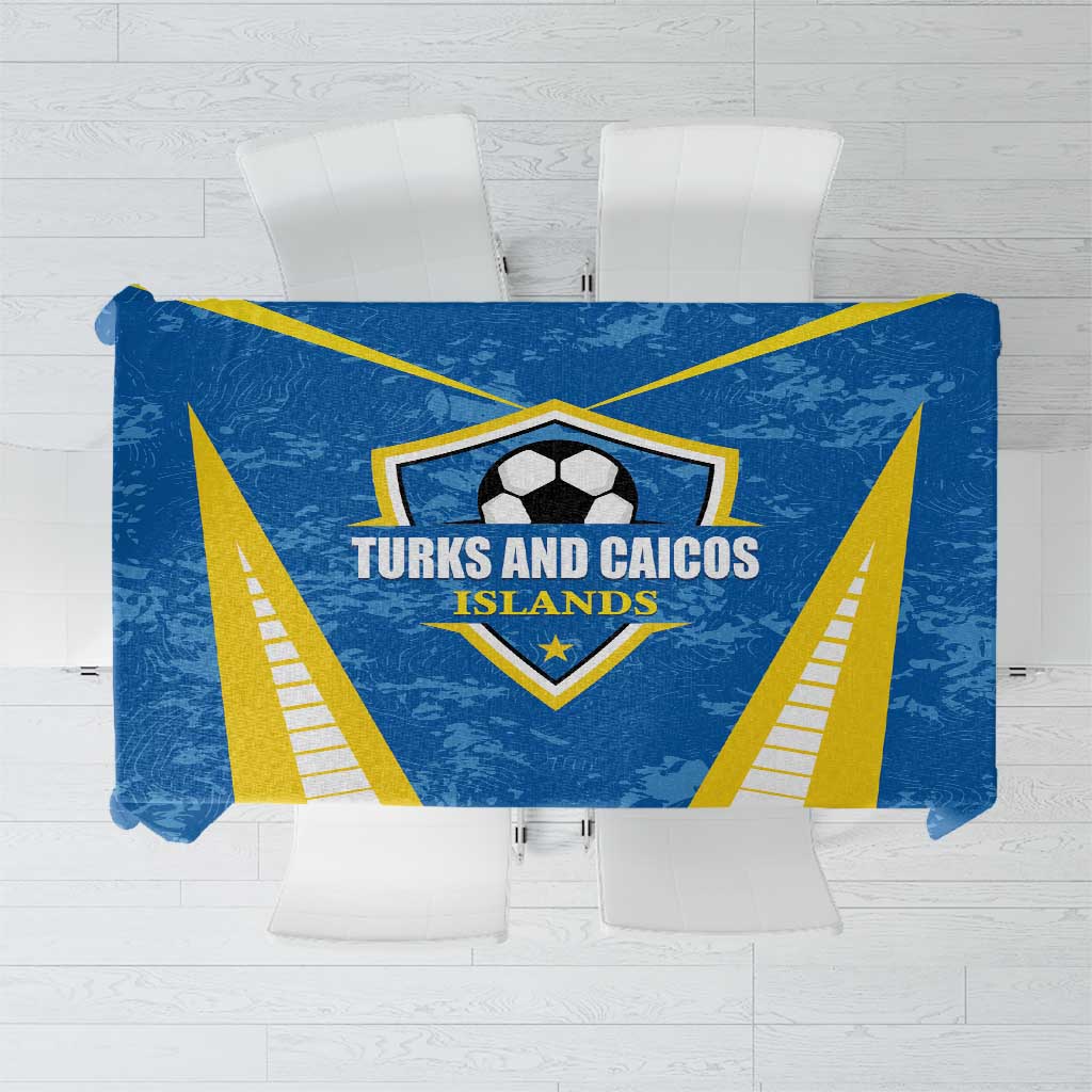 Turks and Caicos Islands Football Tablecloth Team TCI Go Champions