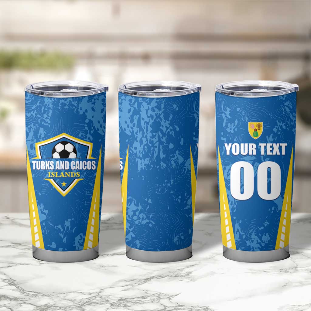 Custom Turks and Caicos Islands Football Tumbler Cup Team TCI Go Champions