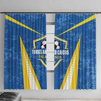 Turks and Caicos Islands Football Window Curtain Team TCI Go Champions