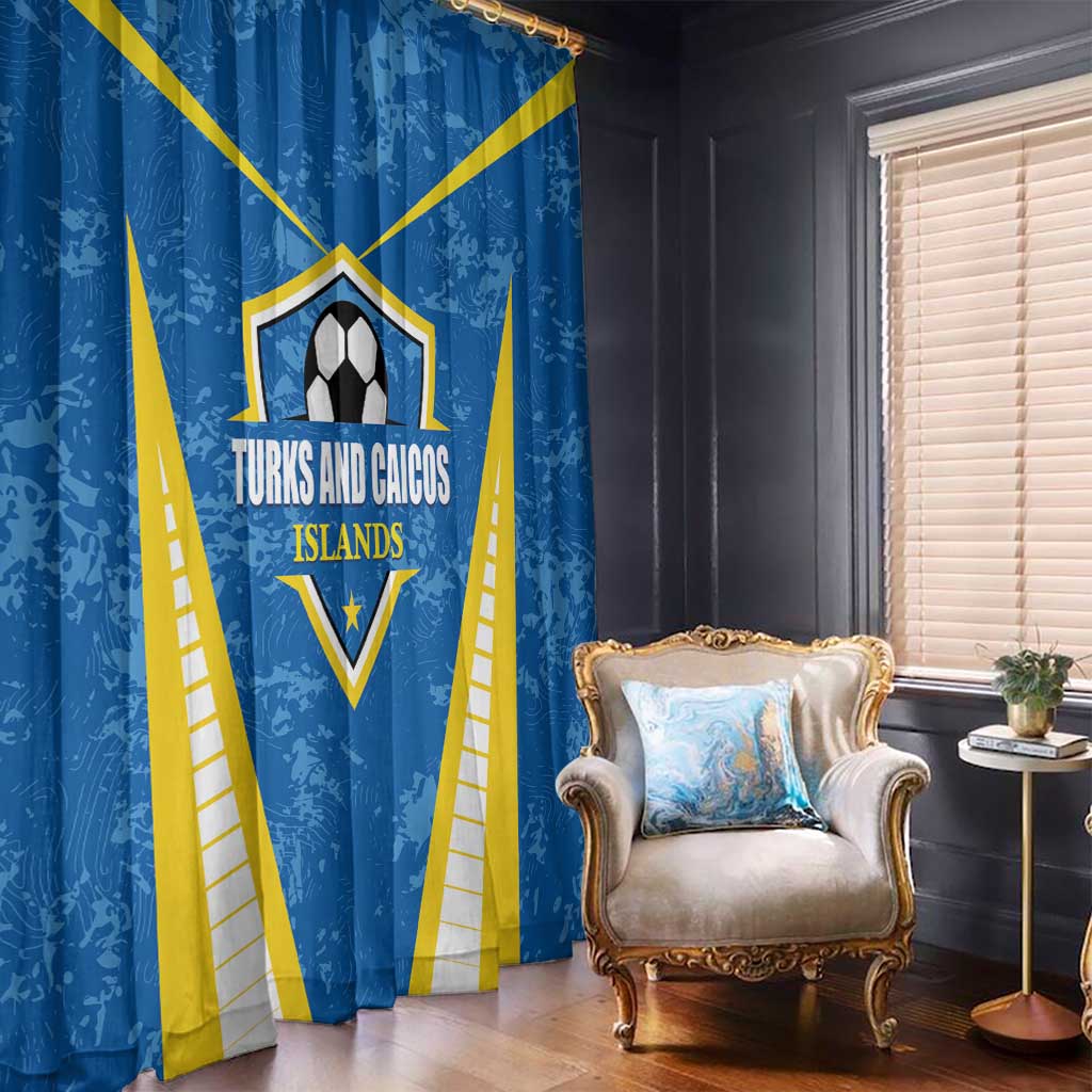 Turks and Caicos Islands Football Window Curtain Team TCI Go Champions