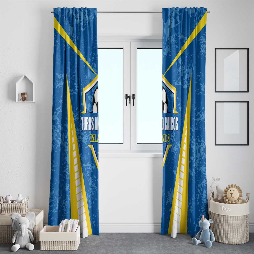 Turks and Caicos Islands Football Window Curtain Team TCI Go Champions