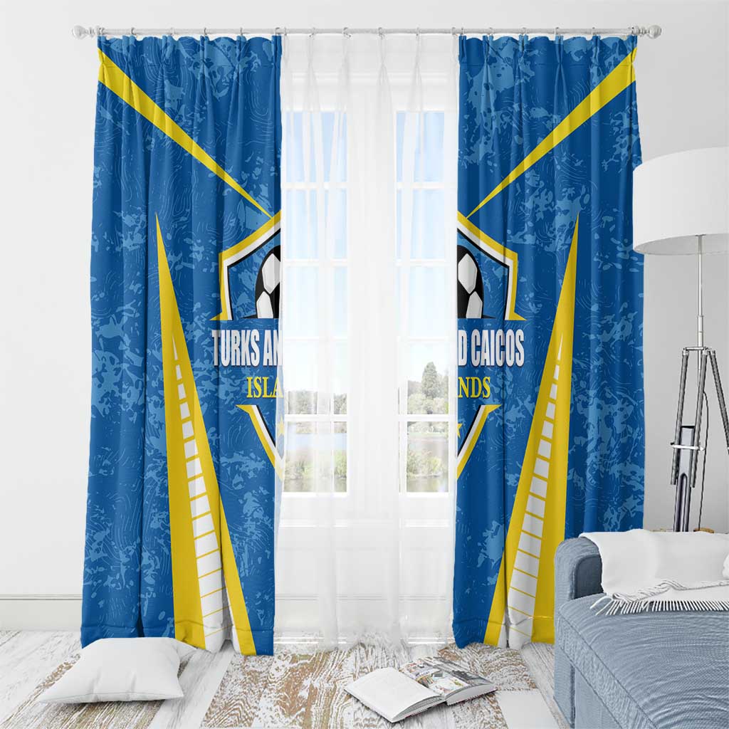Turks and Caicos Islands Football Window Curtain Team TCI Go Champions