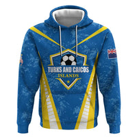 Custom Turks and Caicos Islands Football Zip Hoodie Team TCI Go Champions