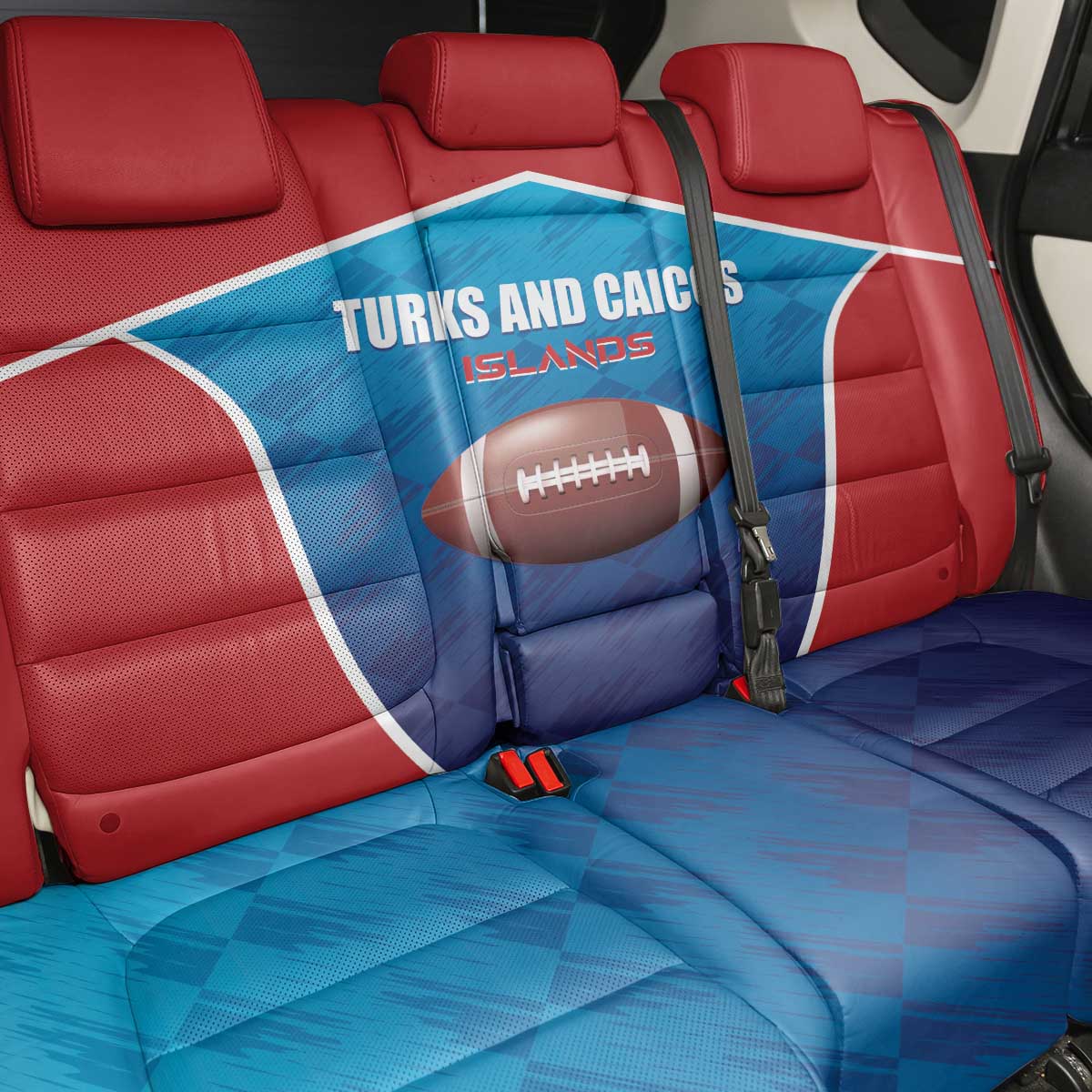 Turks and Caicos Islands Rugby Back Car Seat Cover TCI Team Come On