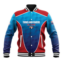 Custom Turks and Caicos Islands Rugby Baseball Jacket TCI Team Come On
