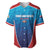Custom Turks and Caicos Islands Rugby Baseball Jersey TCI Team Come On