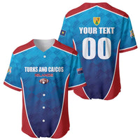 Custom Turks and Caicos Islands Rugby Baseball Jersey TCI Team Come On