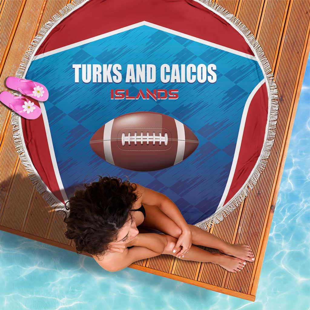 Turks and Caicos Islands Rugby Beach Blanket TCI Team Come On