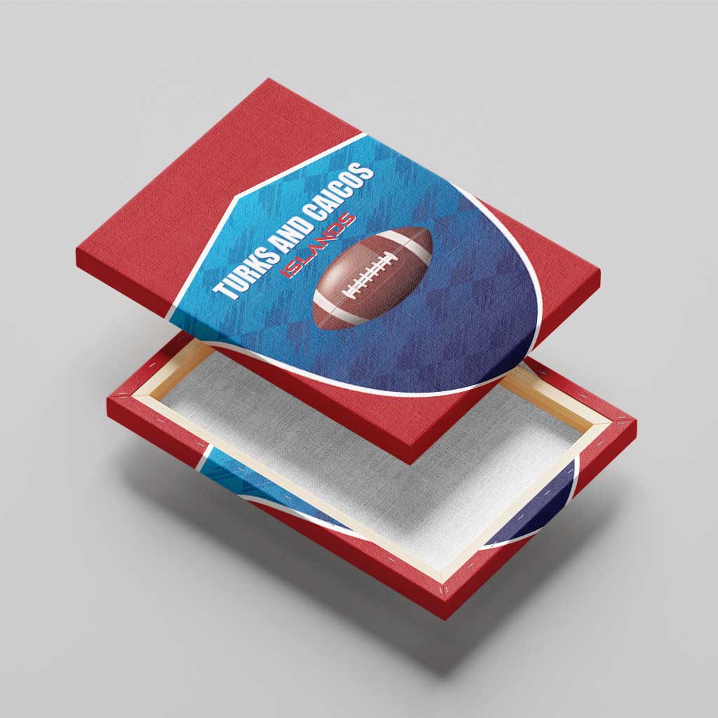 Turks and Caicos Islands Rugby Canvas Wall Art TCI Team Come On