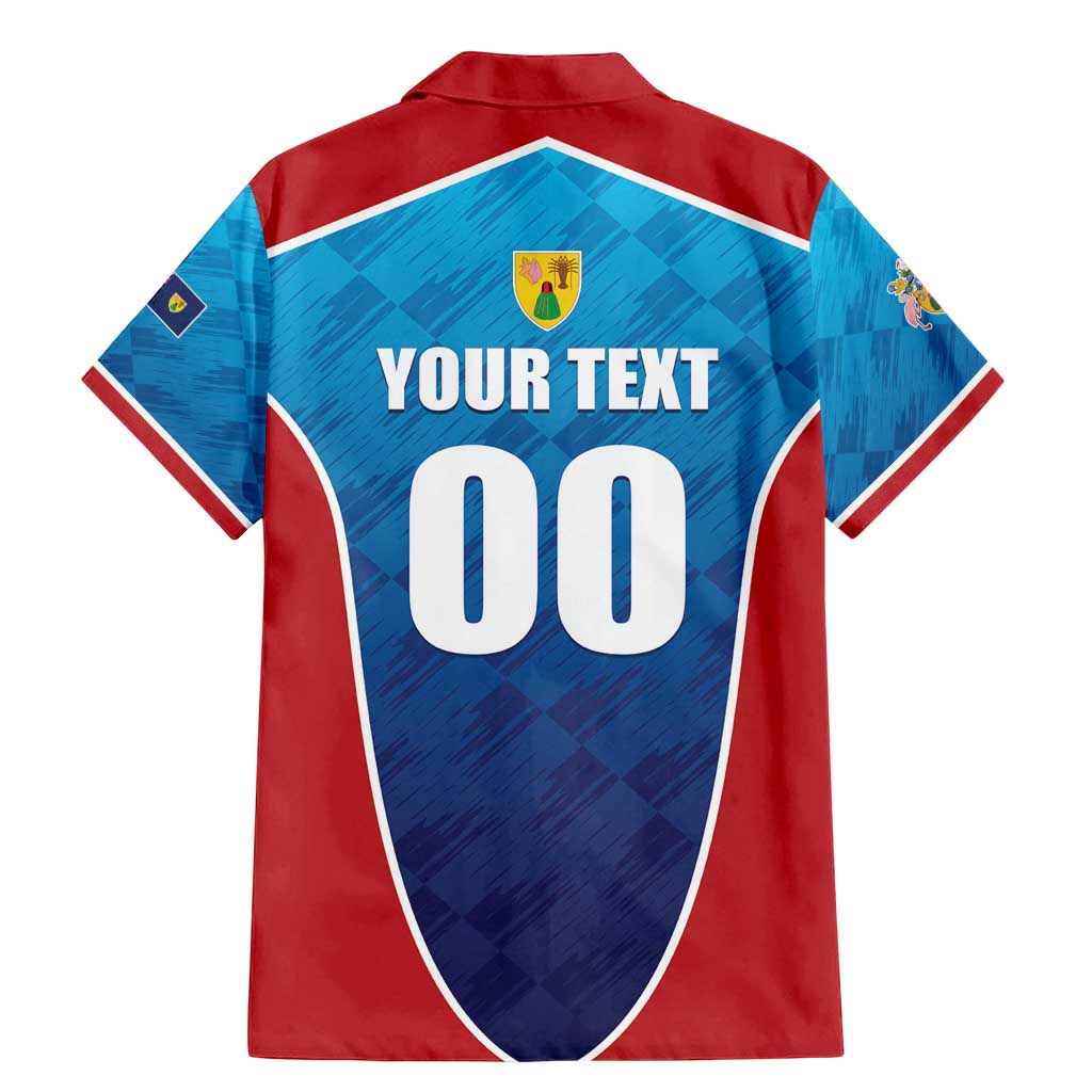 Custom Turks and Caicos Islands Rugby Family Matching Mermaid Dress and Hawaiian Shirt TCI Team Come On