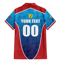 Custom Turks and Caicos Islands Rugby Family Matching Mermaid Dress and Hawaiian Shirt TCI Team Come On