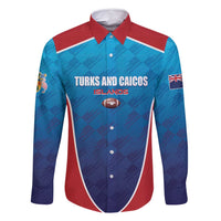 Custom Turks and Caicos Islands Rugby Family Matching Off Shoulder Short Dress and Hawaiian Shirt TCI Team Come On