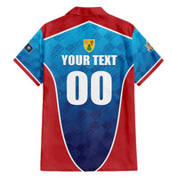 Custom Turks and Caicos Islands Rugby Family Matching Summer Maxi Dress and Hawaiian Shirt TCI Team Come On