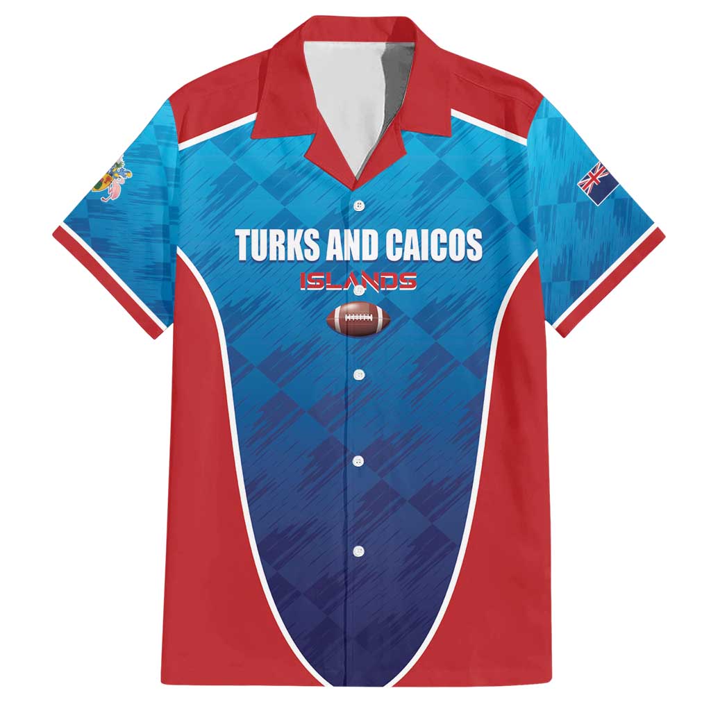 Custom Turks and Caicos Islands Rugby Hawaiian Shirt TCI Team Come On