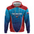 Custom Turks and Caicos Islands Rugby Hoodie TCI Team Come On