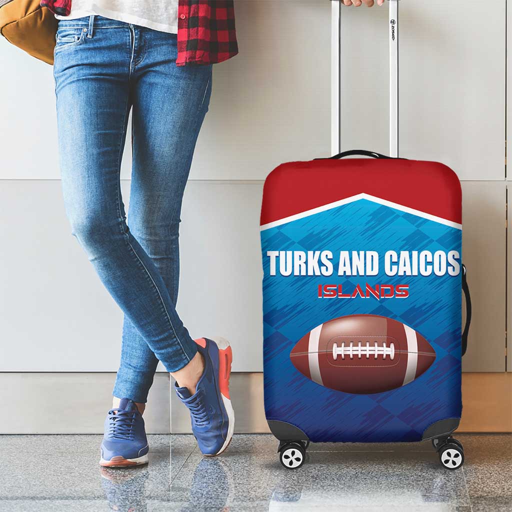 Turks and Caicos Islands Rugby Luggage Cover TCI Team Come On