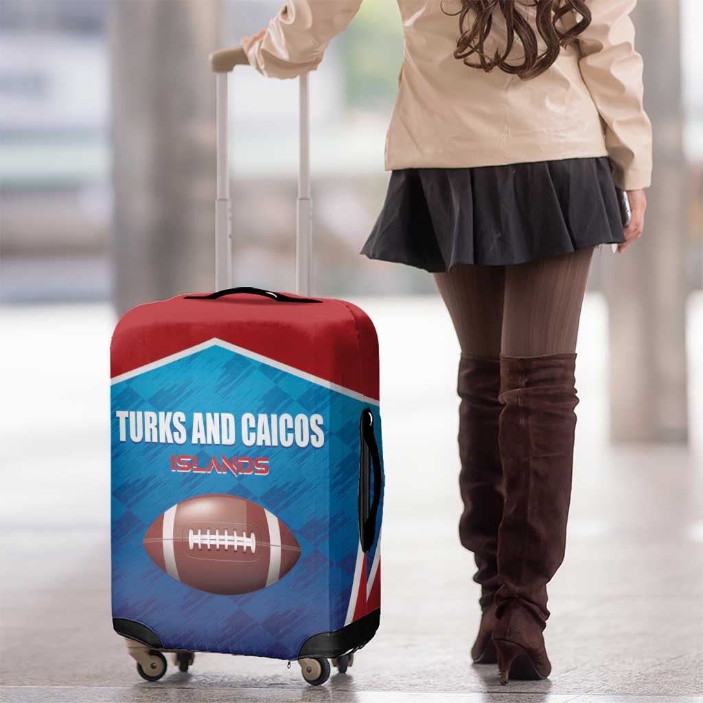Turks and Caicos Islands Rugby Luggage Cover TCI Team Come On