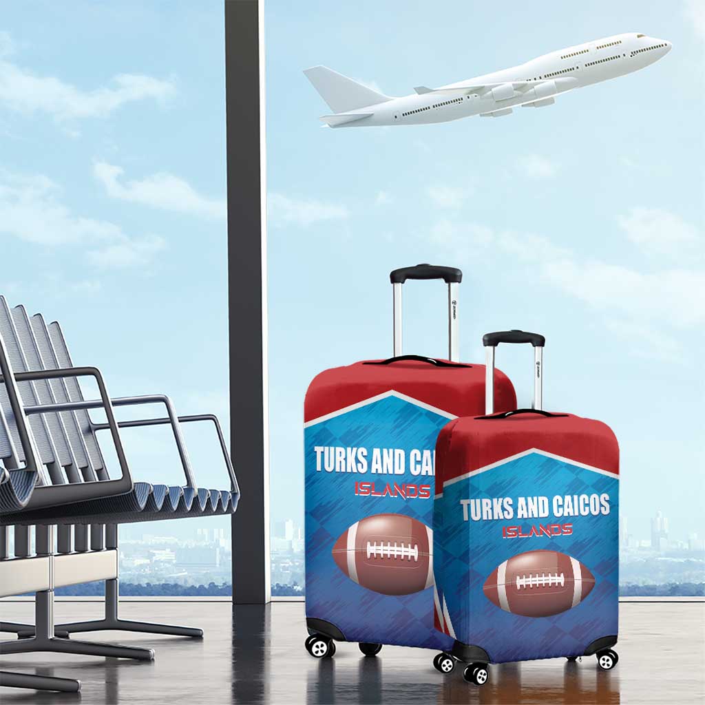 Turks and Caicos Islands Rugby Luggage Cover TCI Team Come On