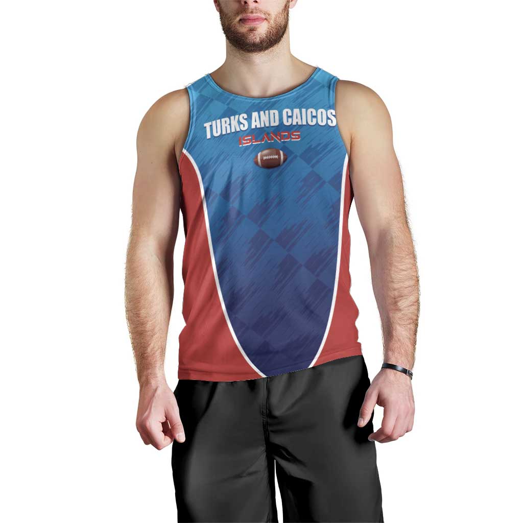 Custom Turks and Caicos Islands Rugby Men Tank Top TCI Team Come On