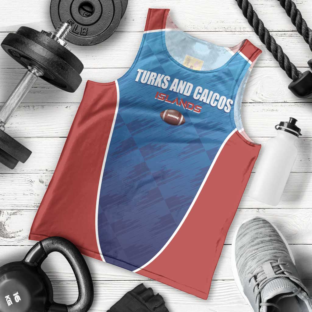 Custom Turks and Caicos Islands Rugby Men Tank Top TCI Team Come On