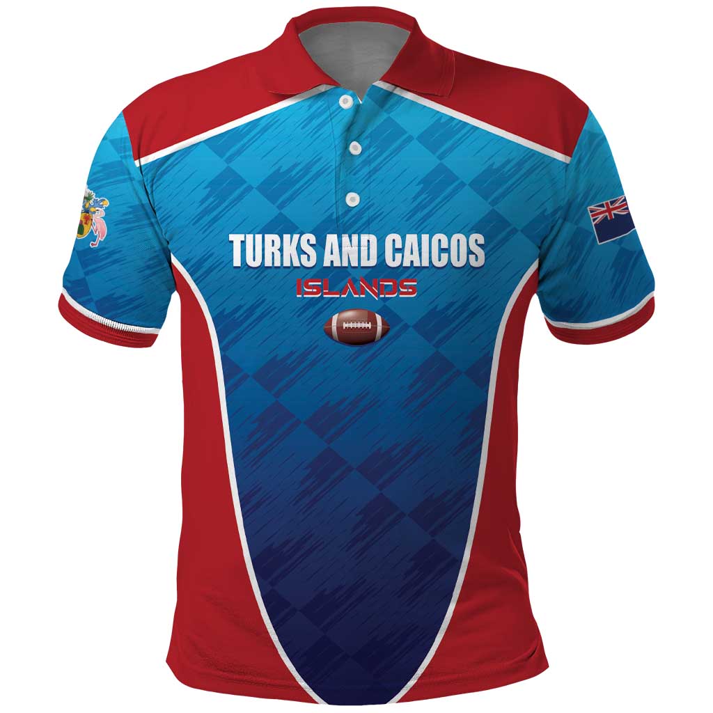 Custom Turks and Caicos Islands Rugby Polo Shirt TCI Team Come On