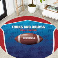 Turks and Caicos Islands Rugby Round Carpet TCI Team Come On