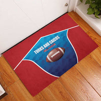 Turks and Caicos Islands Rugby Rubber Doormat TCI Team Come On