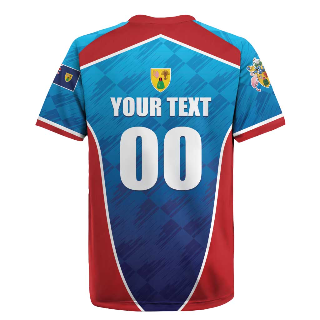Custom Turks and Caicos Islands Rugby Rugby Jersey TCI Team Come On