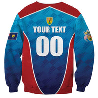 Custom Turks and Caicos Islands Rugby Sweatshirt TCI Team Come On