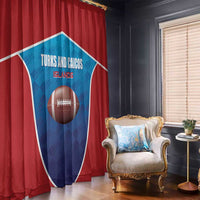 Turks and Caicos Islands Rugby Window Curtain TCI Team Come On