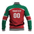 Custom Baseball Mexico Diablos Rojos Baseball Jacket Red Devils Aztec Pattern