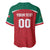 Custom Baseball Mexico Diablos Rojos Baseball Jersey Red Devils Aztec Pattern