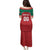 Custom Baseball Mexico Diablos Rojos Family Matching Puletasi and Hawaiian Shirt Red Devils Aztec Pattern