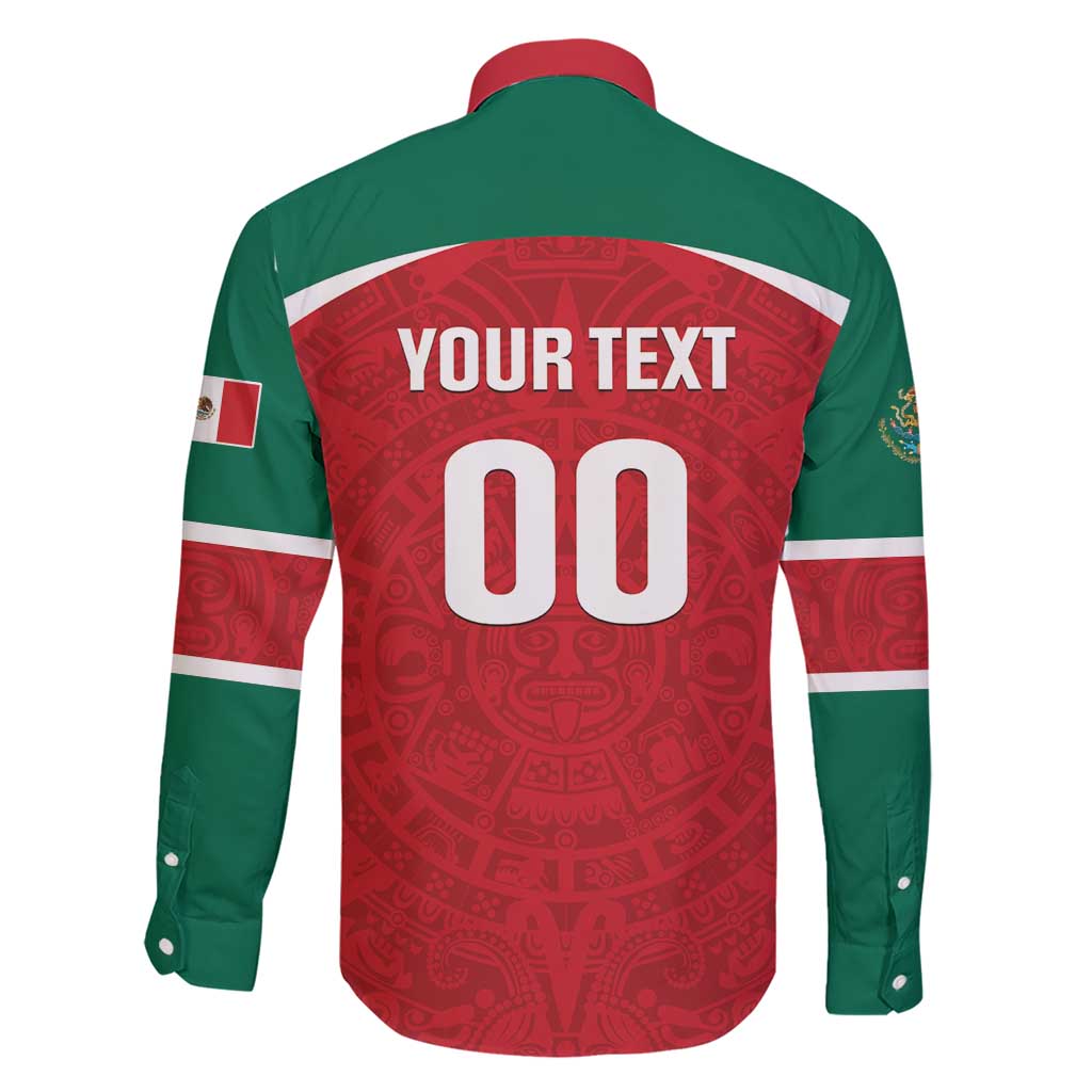 Custom Baseball Mexico Diablos Rojos Family Matching Short Sleeve Bodycon Dress and Hawaiian Shirt Red Devils Aztec Pattern