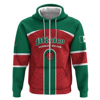 Custom Baseball Mexico Diablos Rojos Hoodie Red Devils Aztec Pattern