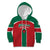 Custom Baseball Mexico Diablos Rojos Kid Hoodie Red Devils Aztec Pattern