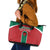 Baseball Mexico Diablos Rojos Leather Tote Bag Red Devils Aztec Pattern