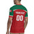 Custom Baseball Mexico Diablos Rojos Rugby Jersey Red Devils Aztec Pattern