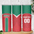 Custom Baseball Mexico Diablos Rojos Skinny Tumbler Red Devils Aztec Pattern